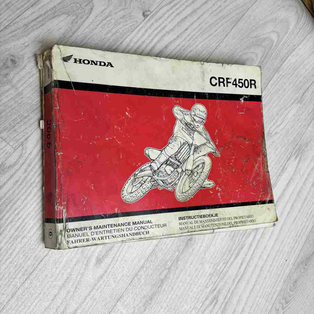 HONDA CRF 450 R 2006 69MEN620 00X69-MEN-6200 Motorrad-Handbuch gebraucht