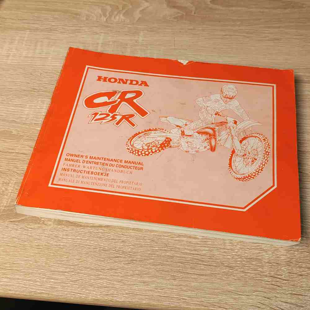 HONDA CR125R 2000 69KZ4660 00X69-KZ4-6600 Motorrad-Handbuch gebraucht