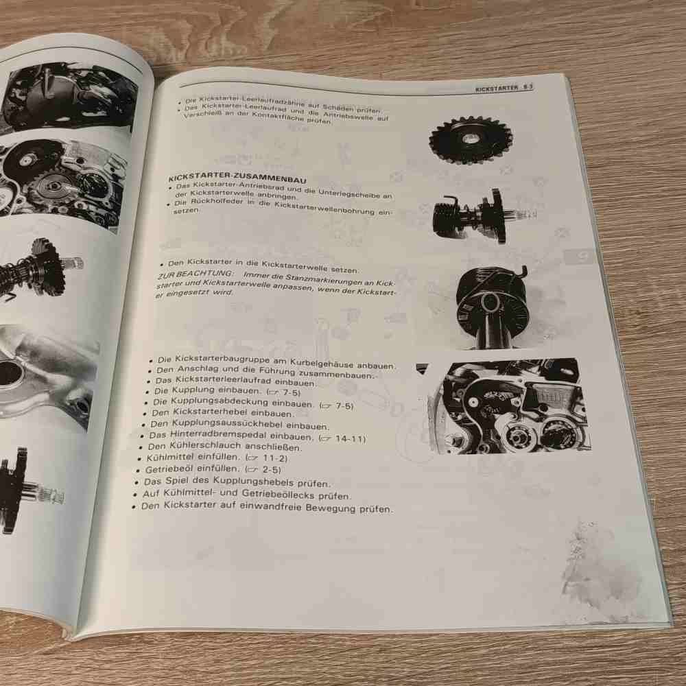 SUZUKI RM80/80X 2000 99011-02B75-01K Motorrad-Handbuch gebraucht