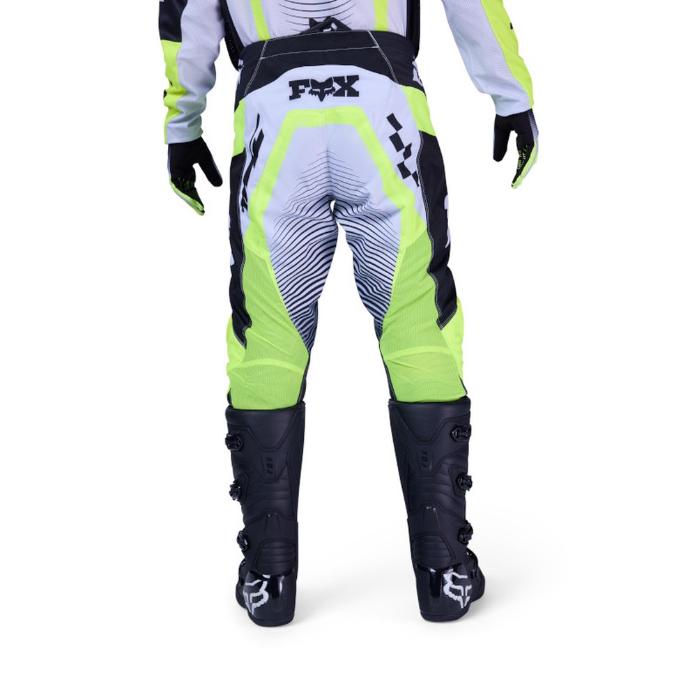 FOX 180 COLLECT PANT Motocross Hose Grau/Gelb
