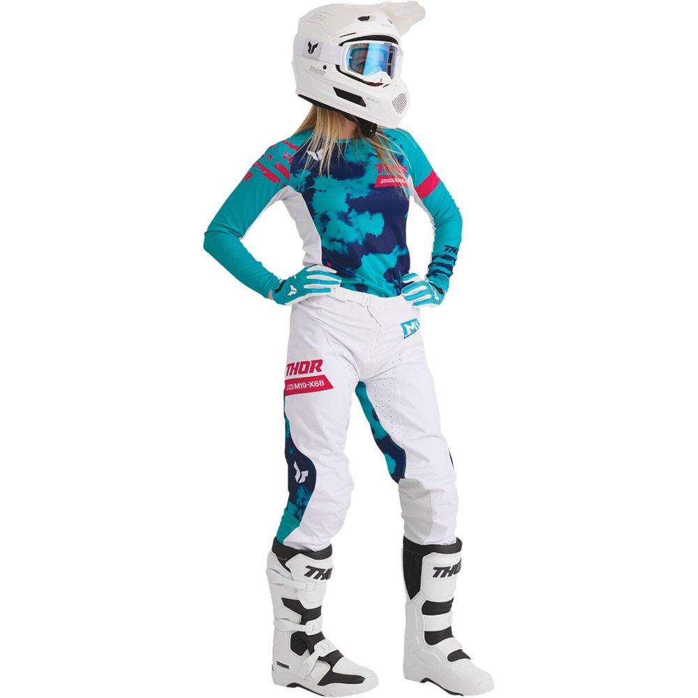 THOR Launchmode XP Frauen Handschuhe aqua blau