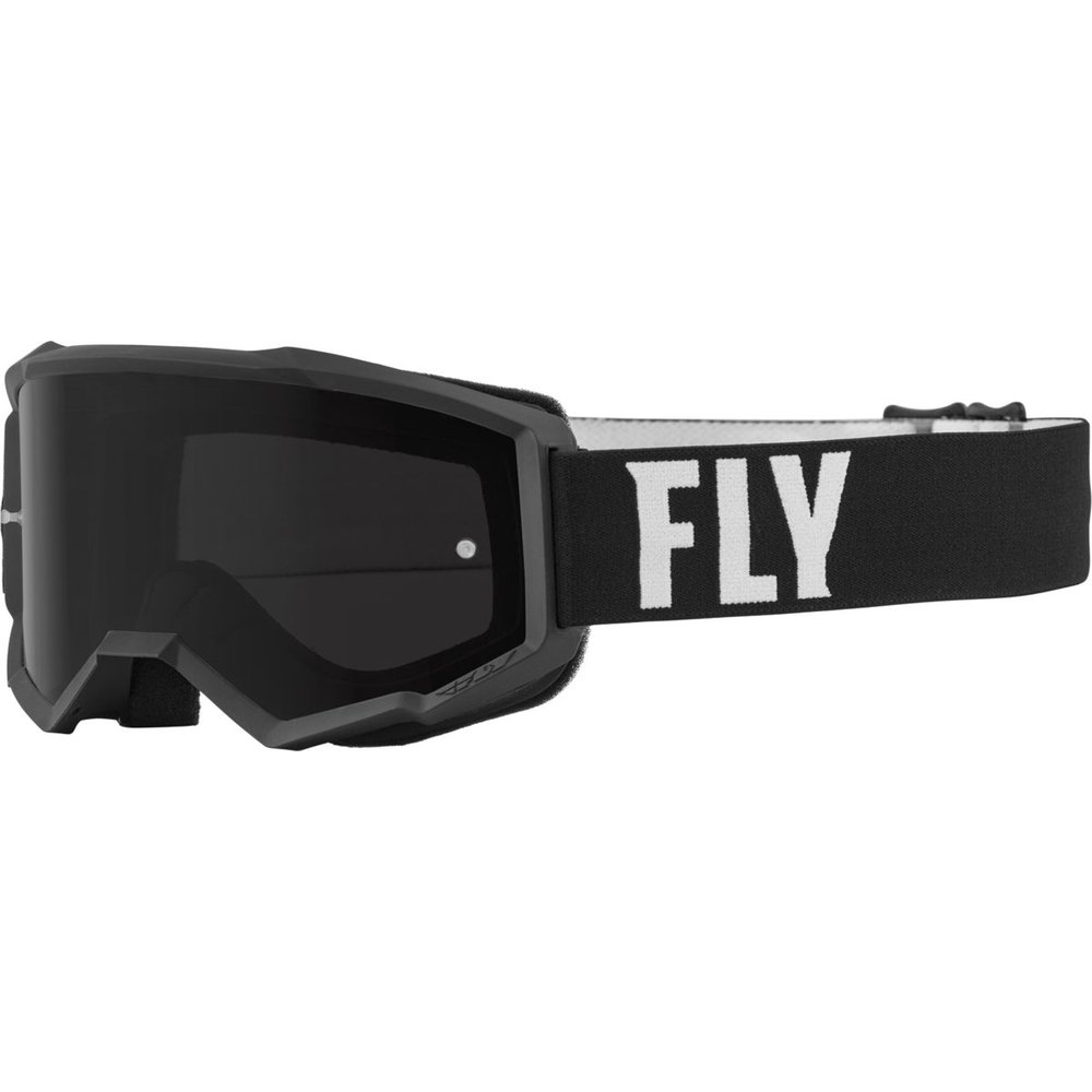 FLY Focus Sand MX MTB Brille schwarz weiss smoke