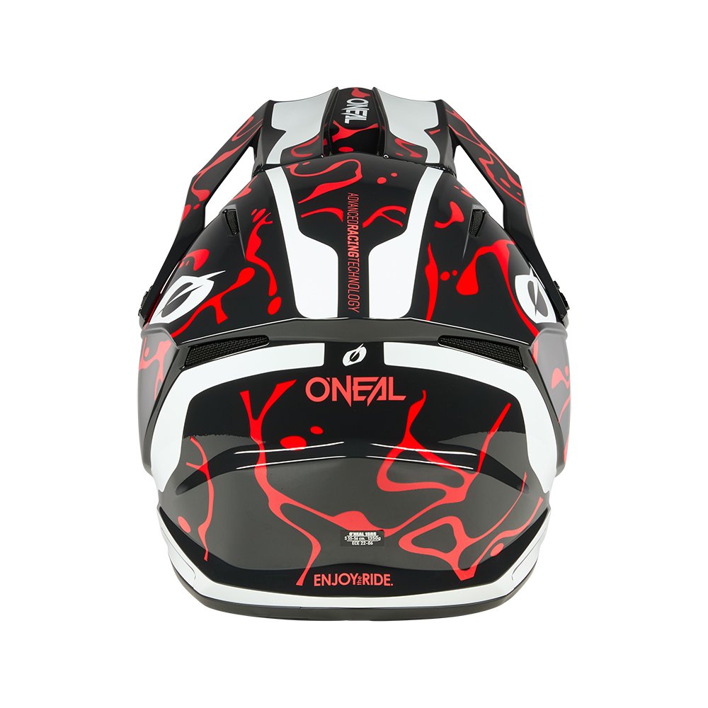ONEAL 1SRS Motocross Helm Splash schwarz/rot ONEAL 1SRS Motocross Helm Splash schwarz/rot