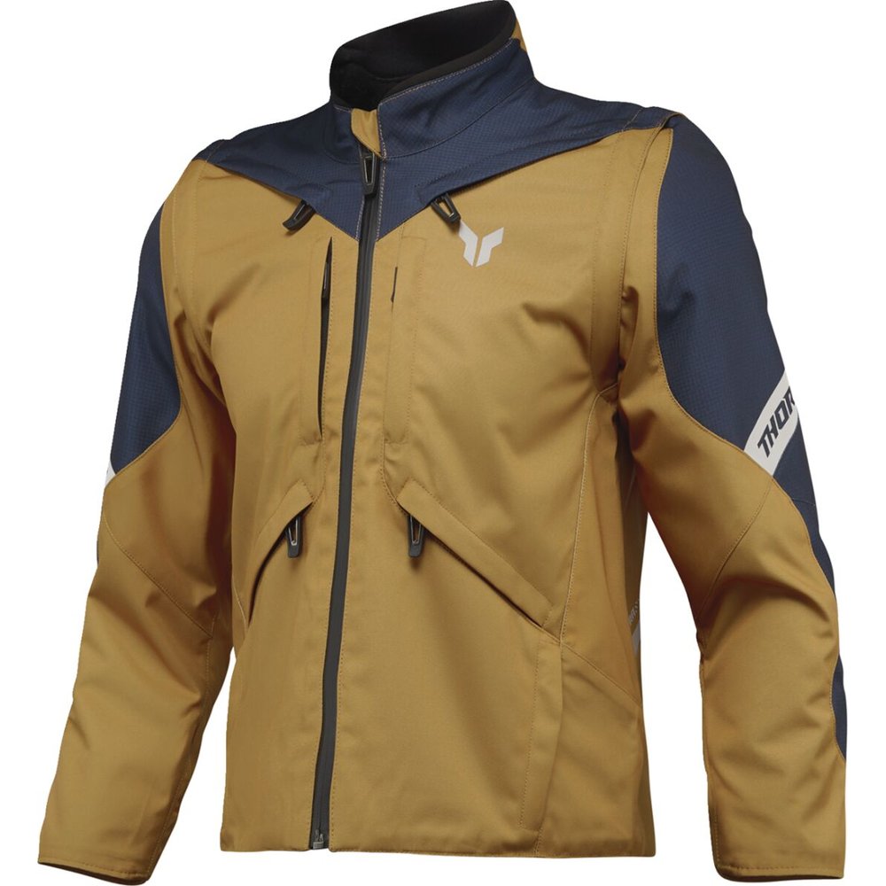 THOR Terrain Frauen Enduro Jacke caramel/midnight blau