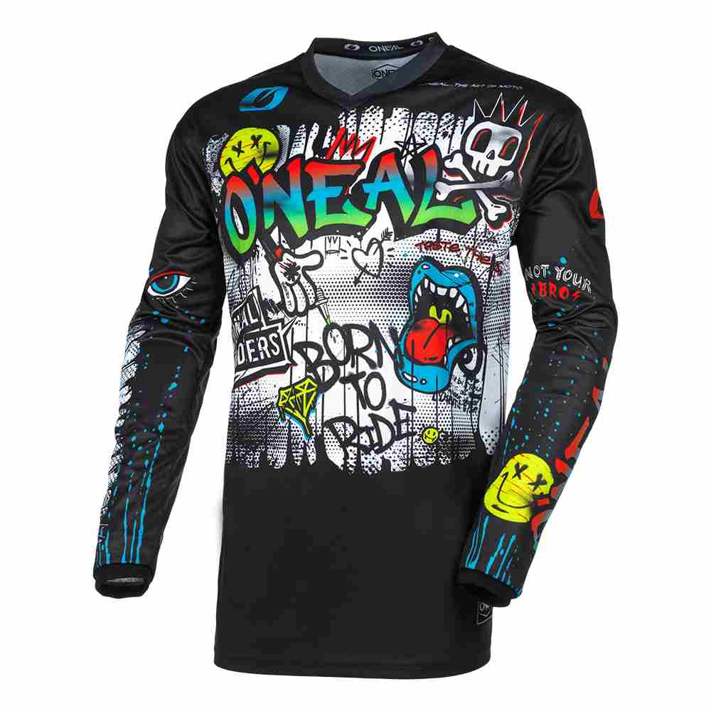 ONEAL Element Youth Rancid Kinder Jersey schwarz weiss ONEAL Element Youth Rancid Kinder Jersey schwarz weiss