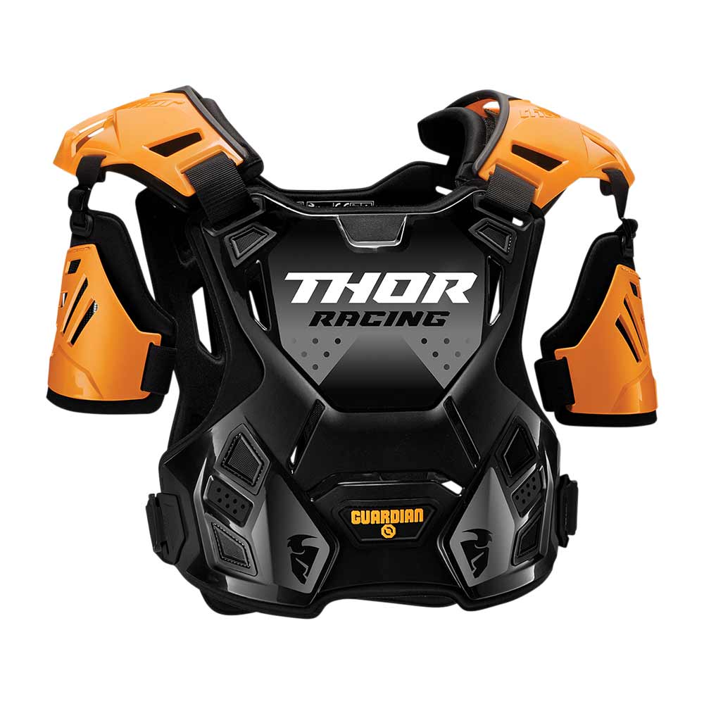 THOR Guardian Youth Kinder Brustpanzer schwarz orange