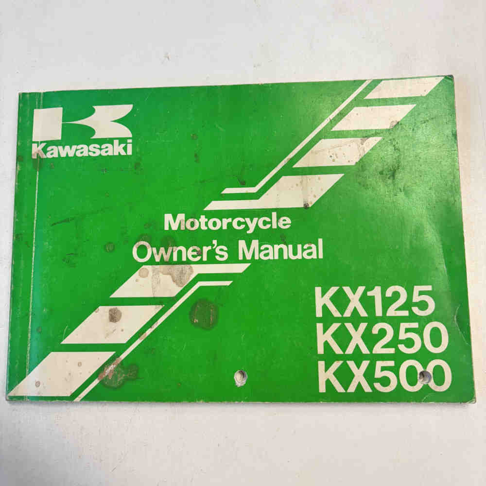 KAWASAKI KX 125/250/500 1991 99920-1545-02 Motorrad-Handbuch gebraucht