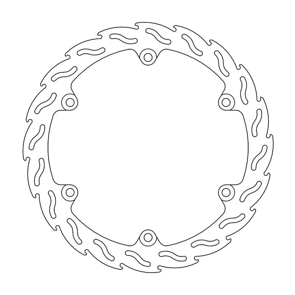 MOTO-MASTER Bremsscheibe Flame vorne RIGHT
