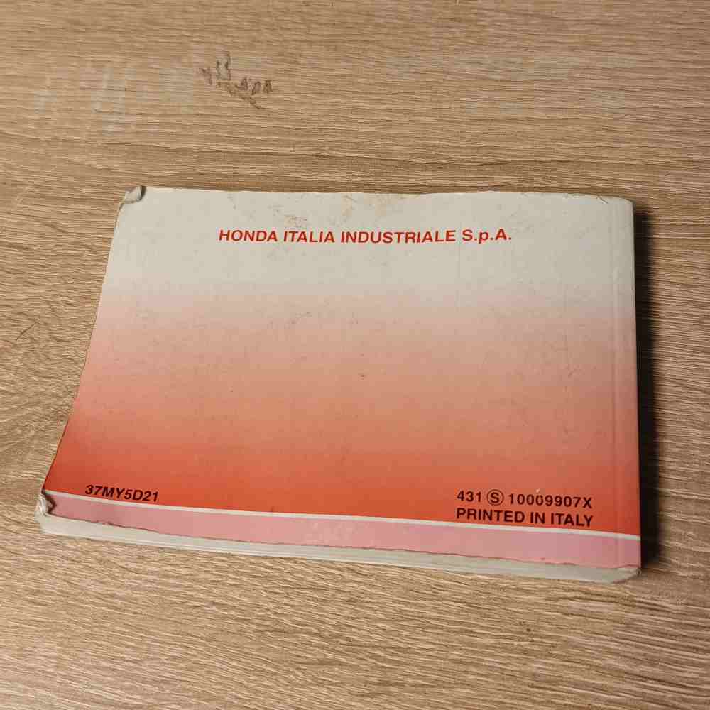 HONDA CB500/S 1999 37MY5D21 Motorrad-Handbuch gebraucht