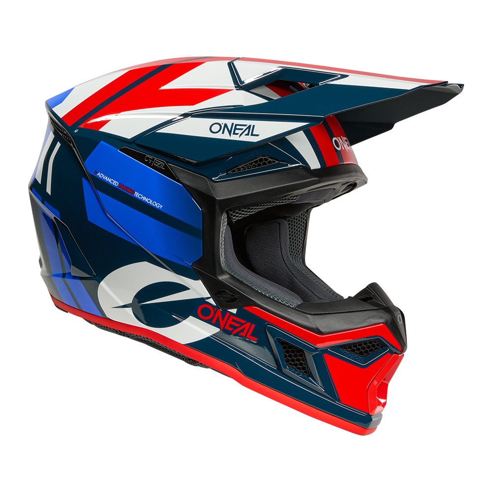 ONEAL 3SRS Motocross Helm Ride blau/weiss/rot ONEAL 3SRS Motocross Helm Ride blau/weiss/rot