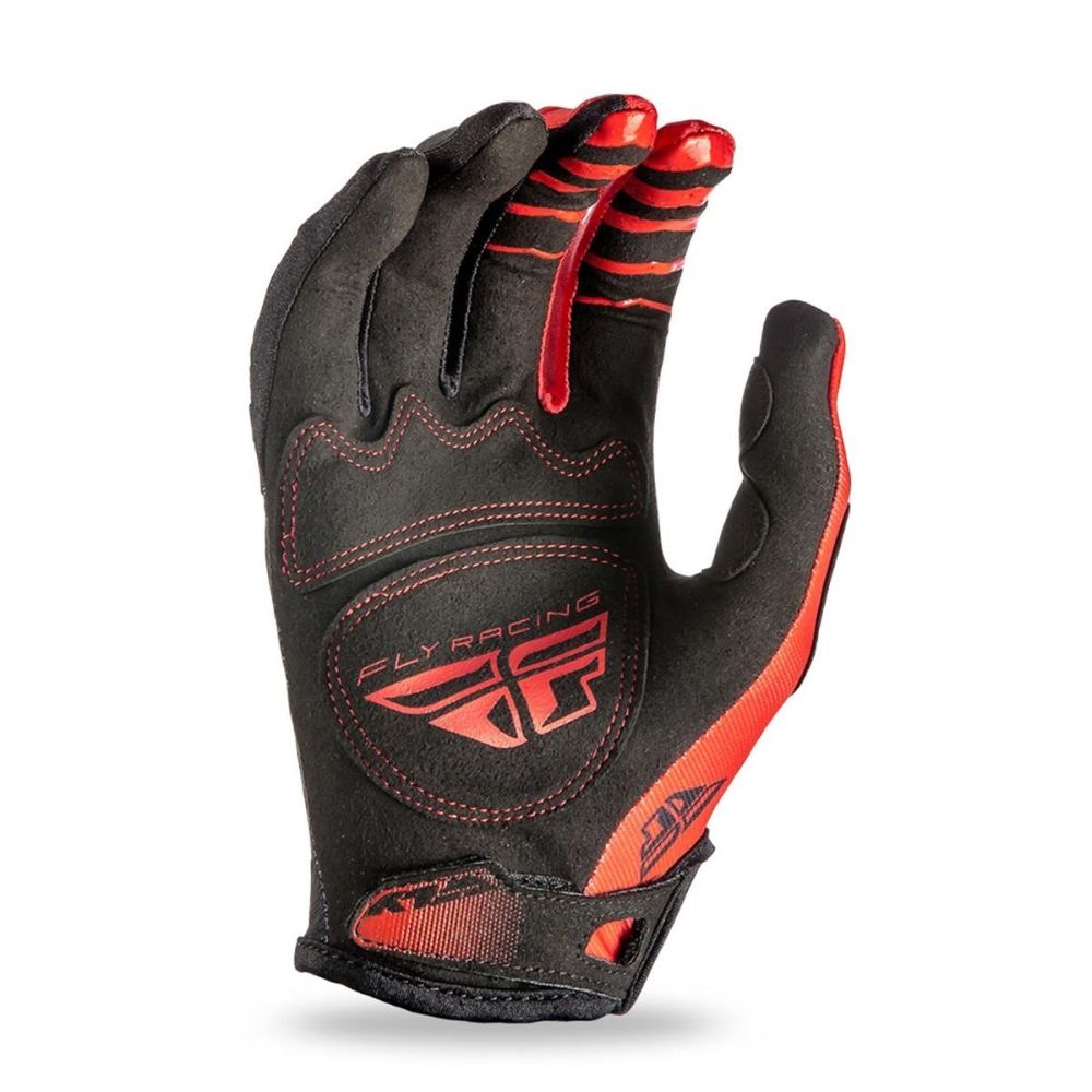 FLY Kinetic MX MTB Handschuh rot schwarz gelb