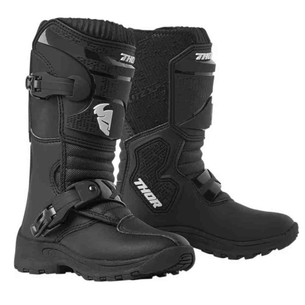THOR Blitz XP Mini Kleinkinder Motocross Stiefel schwarz THOR Blitz XP Mini Kleinkinder Motocross Stiefel schwarz
