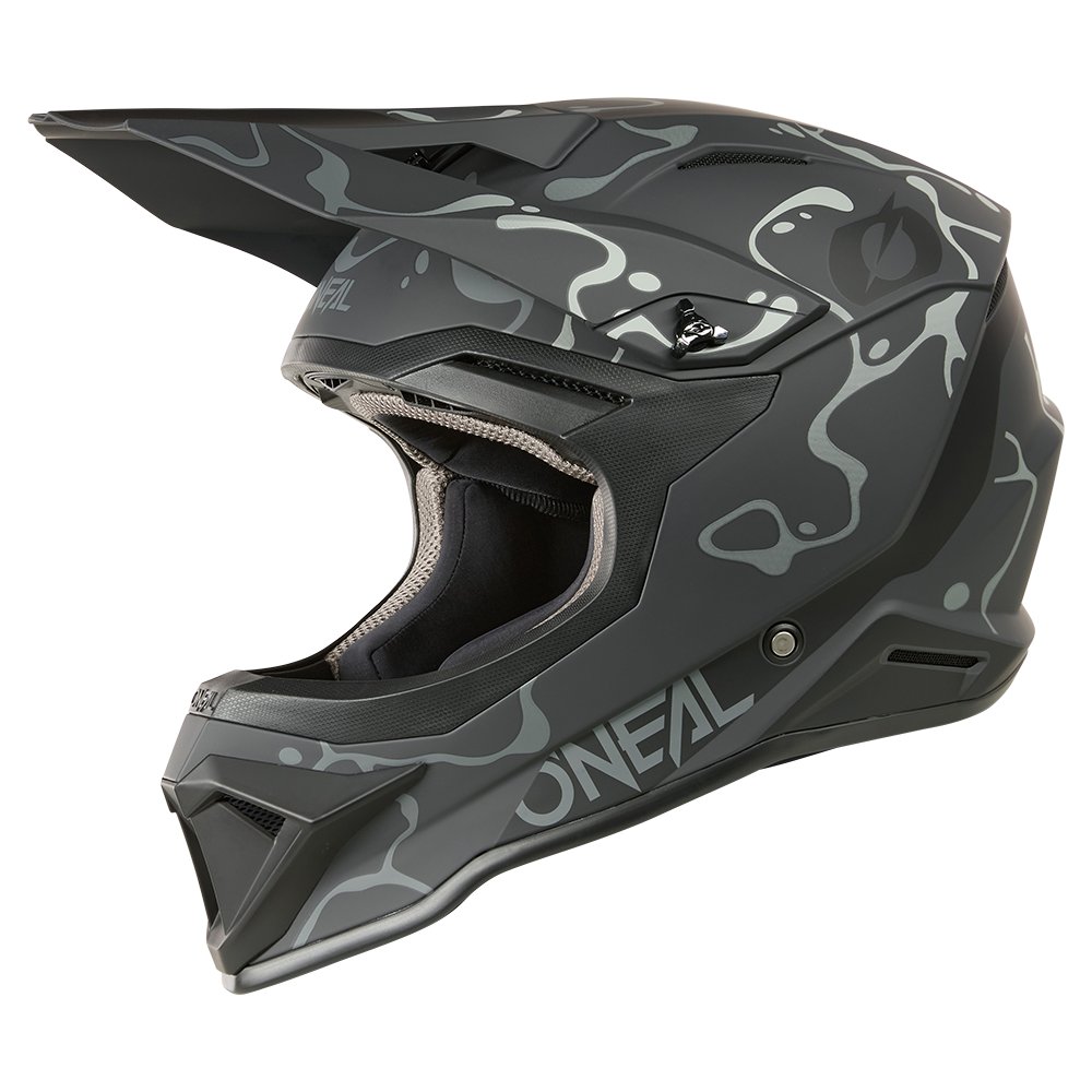 ONEAL 1SRS Motocross Helm Splash schwarz/grau
