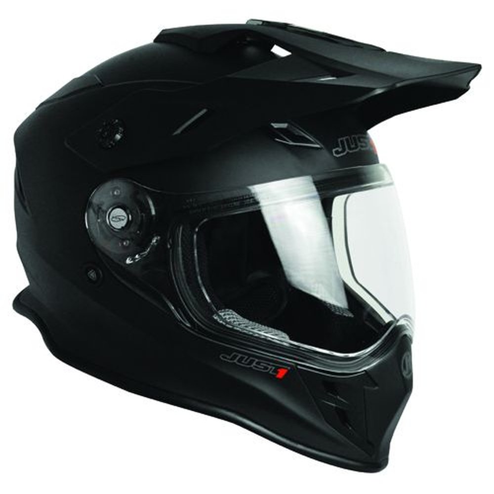 JUST1 J34 Adventure Solid Motocross Helm matt schwarz