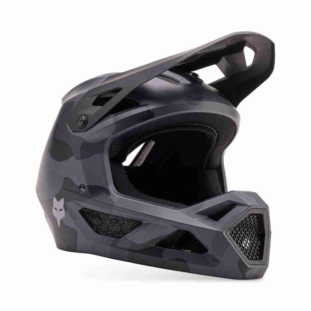 FOX RAMPAGE CAMO Fullface MTB Helm Schwarz Camo