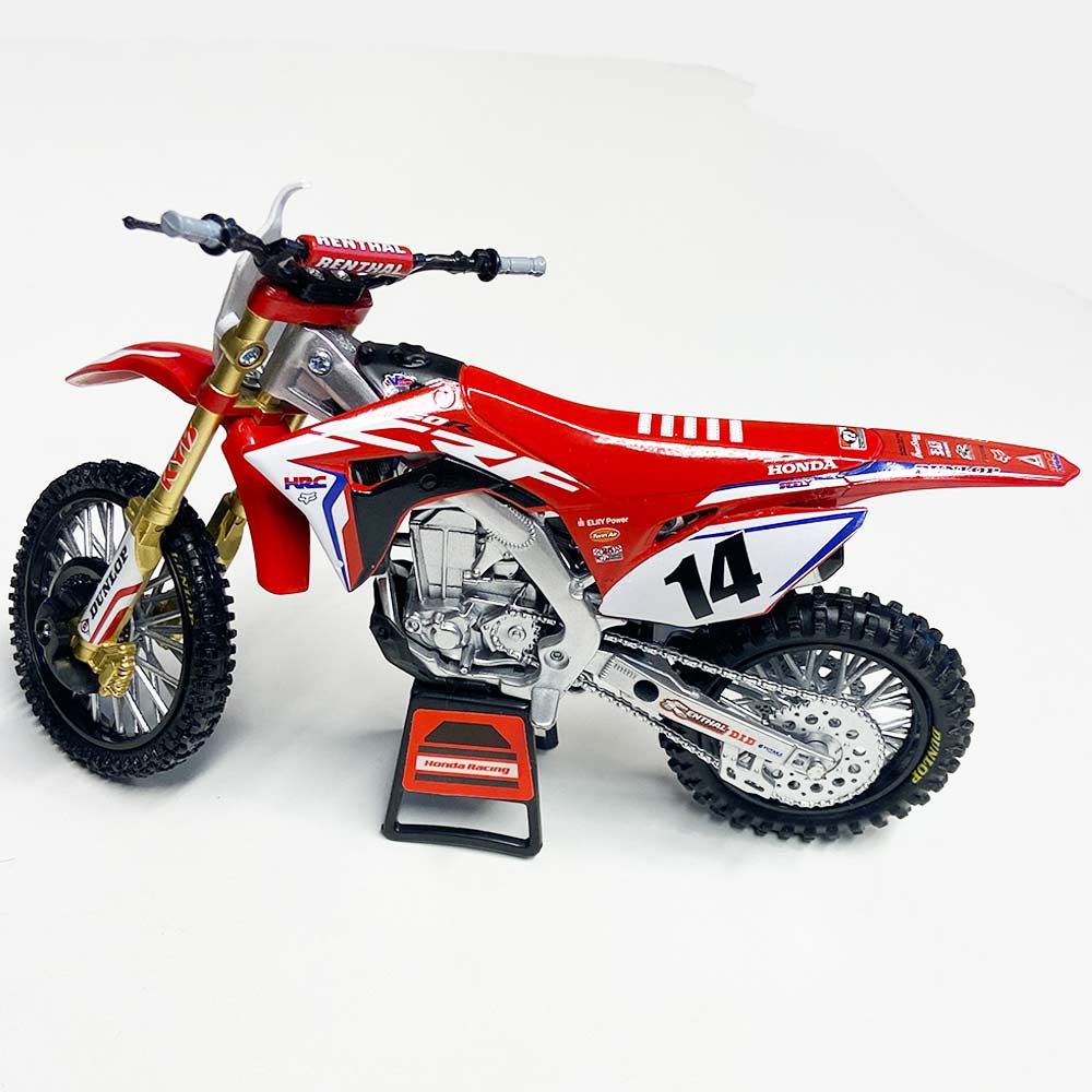 NEWRAY Honda 450R CRF Cole Seely Modell Maßstab 1:12 NEWRAY Honda 450R CRF Cole Seely Modell Maßstab 1:12