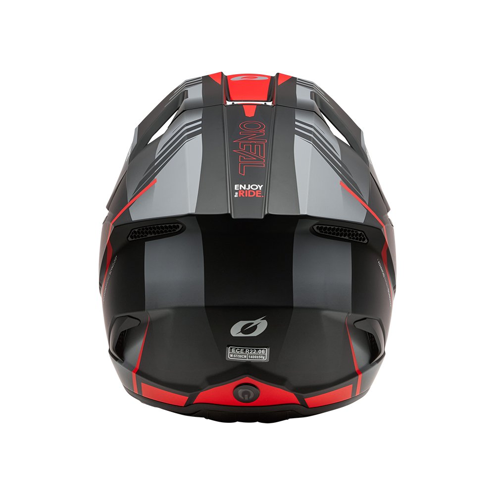 ONEAL 3SRS Motocross Helm Haze schwarz/grau/rot ONEAL 3SRS Motocross Helm Haze schwarz/grau/rot