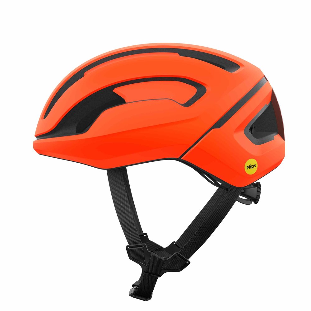 POC Omne Air MIPS Gravel Helm Fluorescent Orange Matt