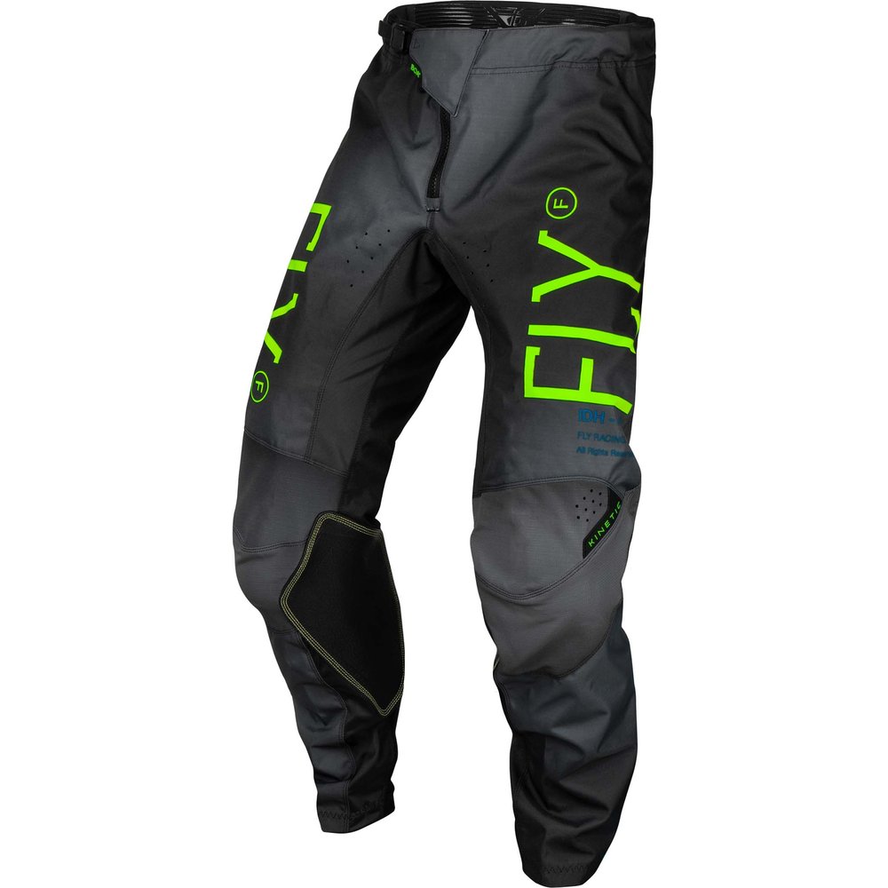 FLY Kinetic BOA Kinder Motocross Hose Prodigy charcoal grau Green FLY Kinetic BOA Kinder Motocross Hose Prodigy charcoal grau Green