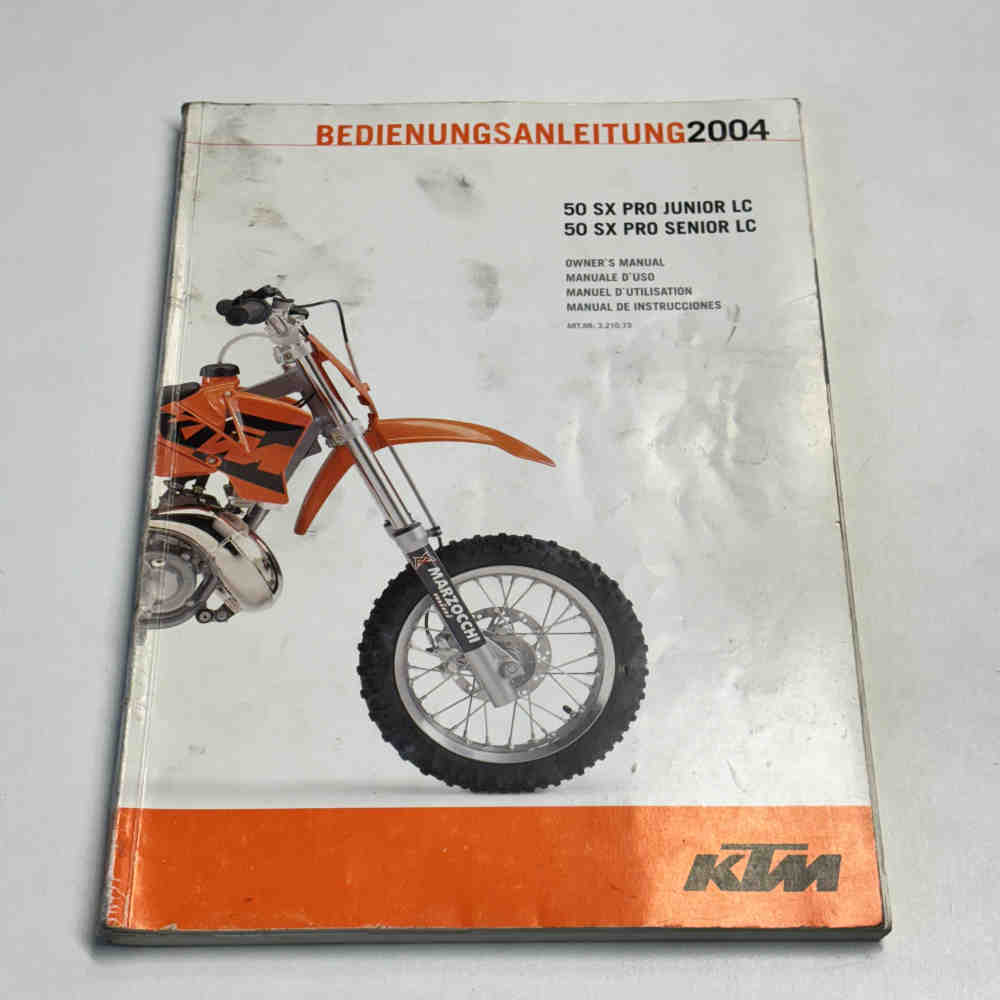 KTM 85 SX 19/16 & 17/14 2015 3213172en Motorrad-Handbuch gebraucht