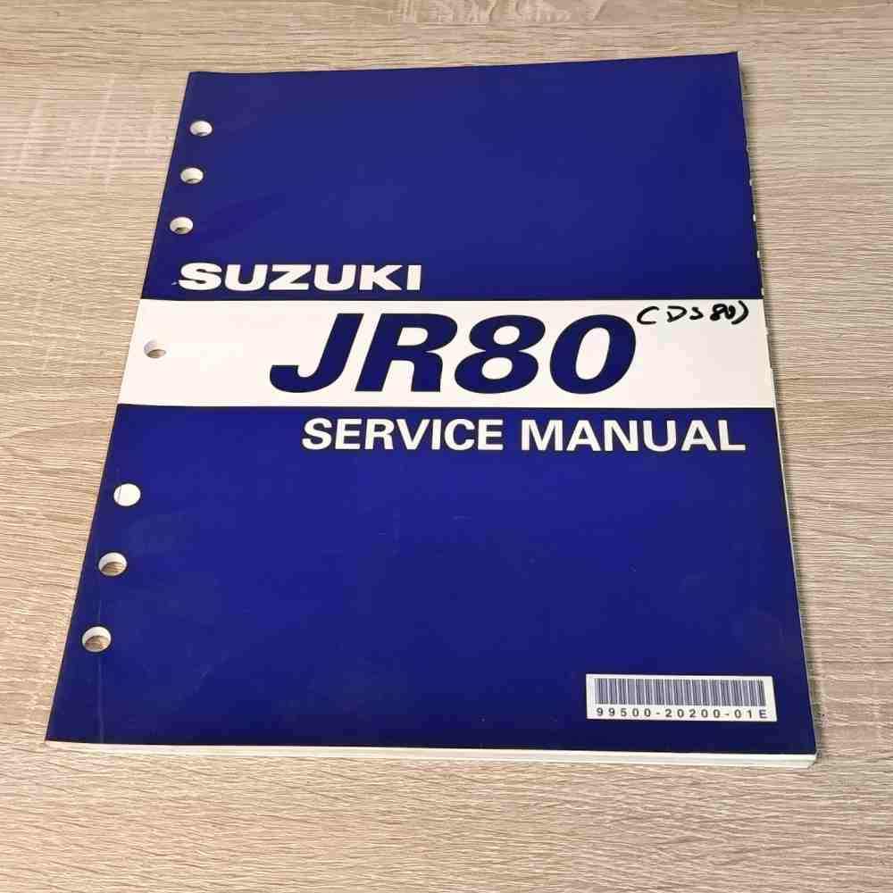 SUZUKI JR80 2001-05 99500-20200-01E Motorrad-Handbuch gebraucht