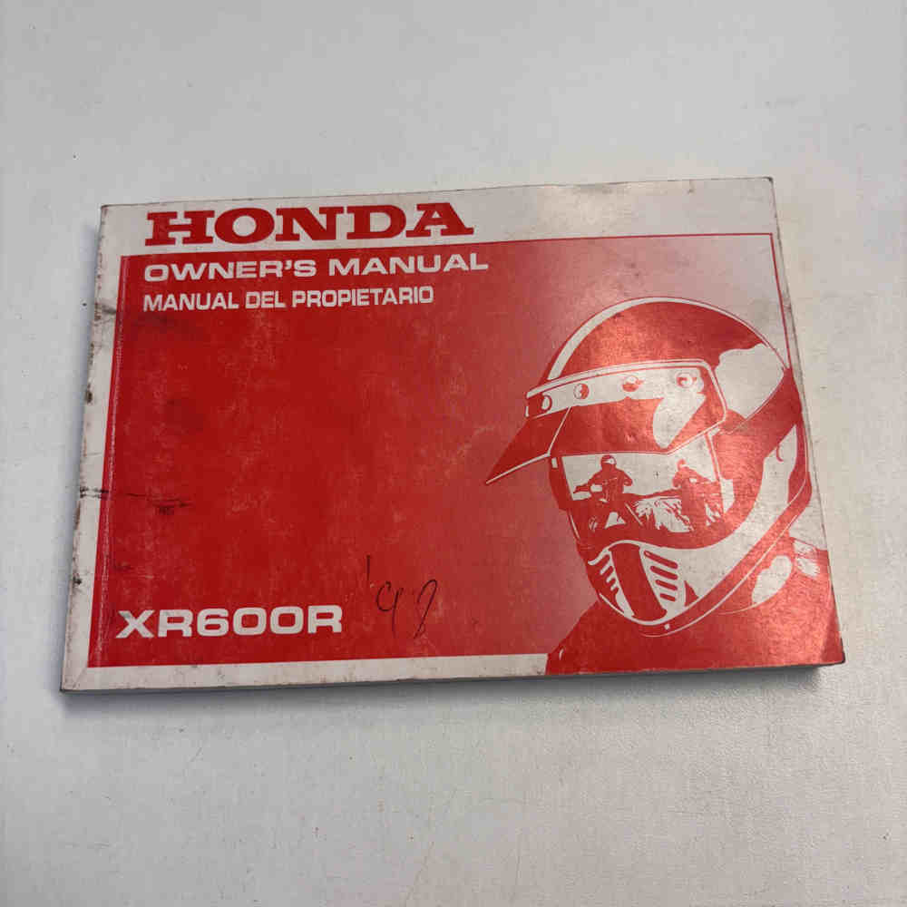 HONDA XR 600 R 1998 38MAG820 00X38-MAG-8200 Motorrad-Handbuch gebraucht