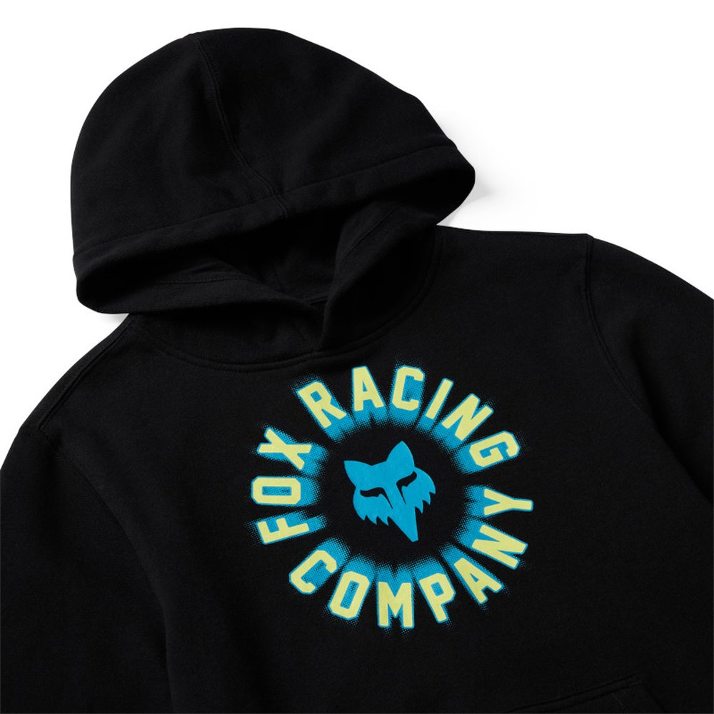 FOX YOUTH BEAM Fleece PO Hoodie Kapuzen Pullover für Kinder schwarz