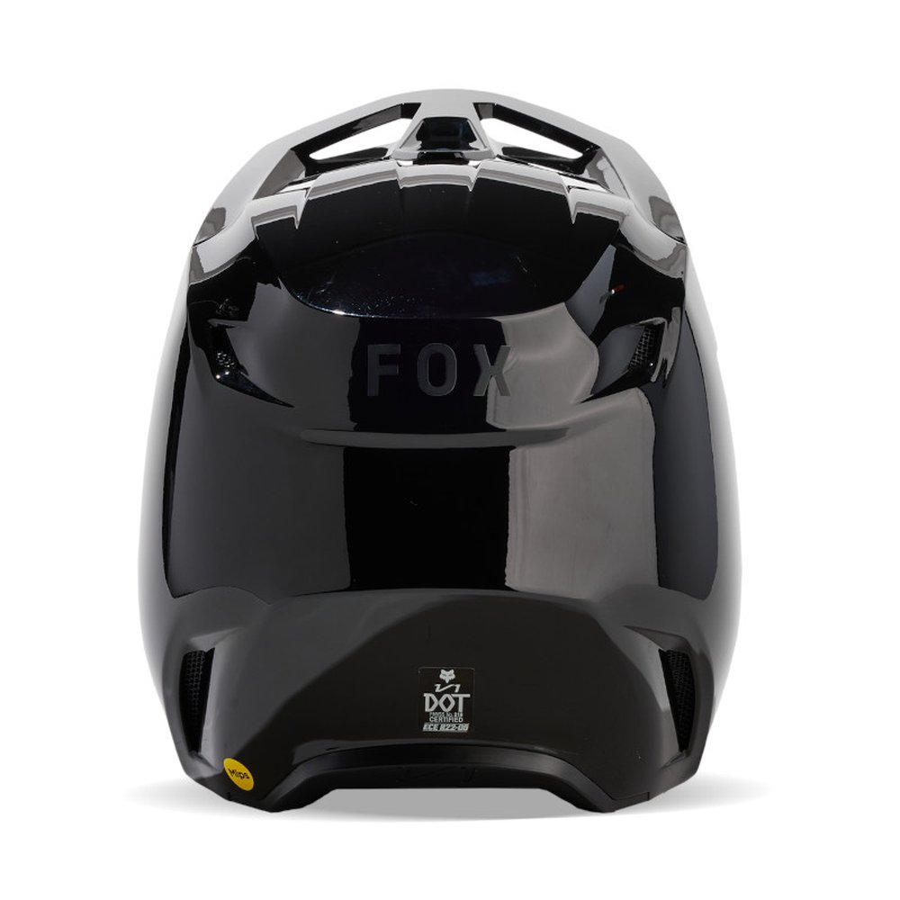 FOX V1 SOLID Motocross Helm Schwarz