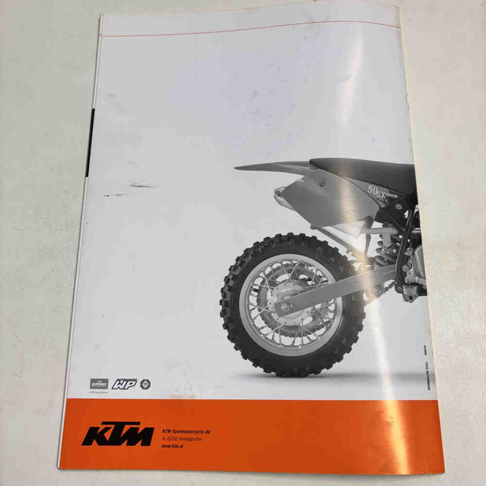 KTM 50 SX/50 SX Junior 2007 3211141en Motorrad-Handbuch gebraucht