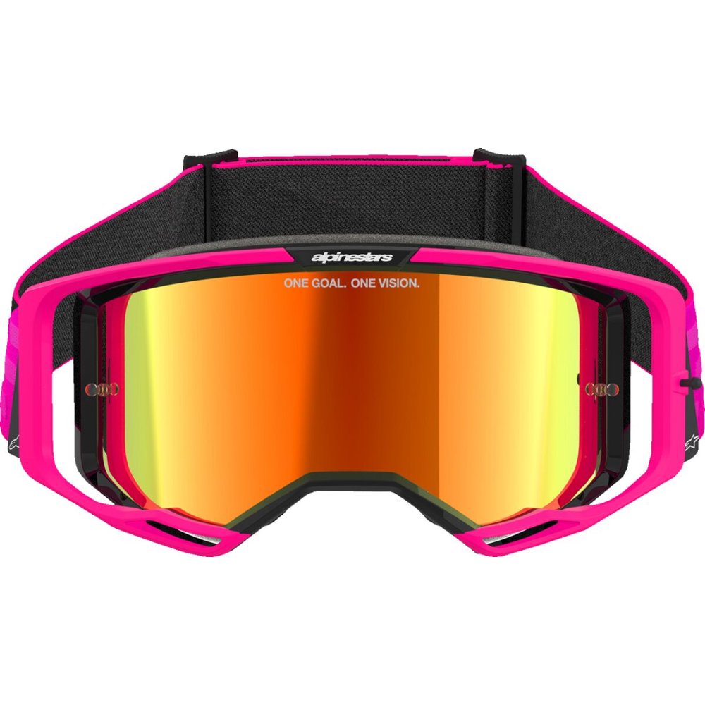 ALPINESTARS Vision 8 Corp Brille pink rot verspiegelt ALPINESTARS Vision 8 Corp Brille pink rot verspiegelt