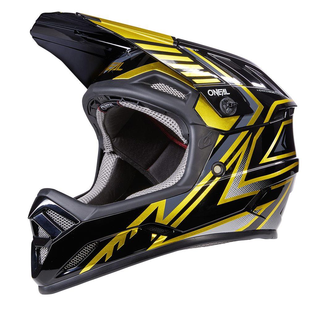 ONEAL Backflip Knox  MTB Helm schwarz gelb