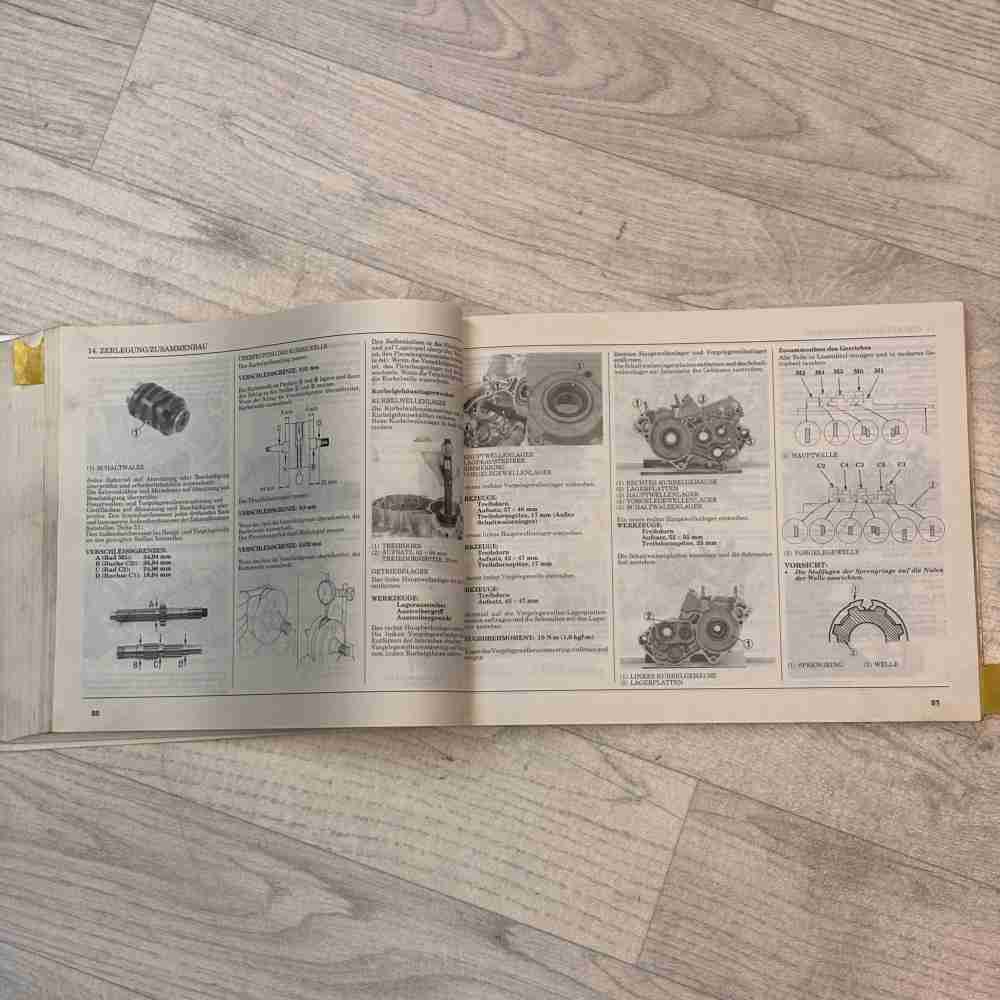 HONDA CR 250 R 2000 Original OEM 69KZ3680 00X69-KZ3-6801 Motorrad-Handbuch gebraucht