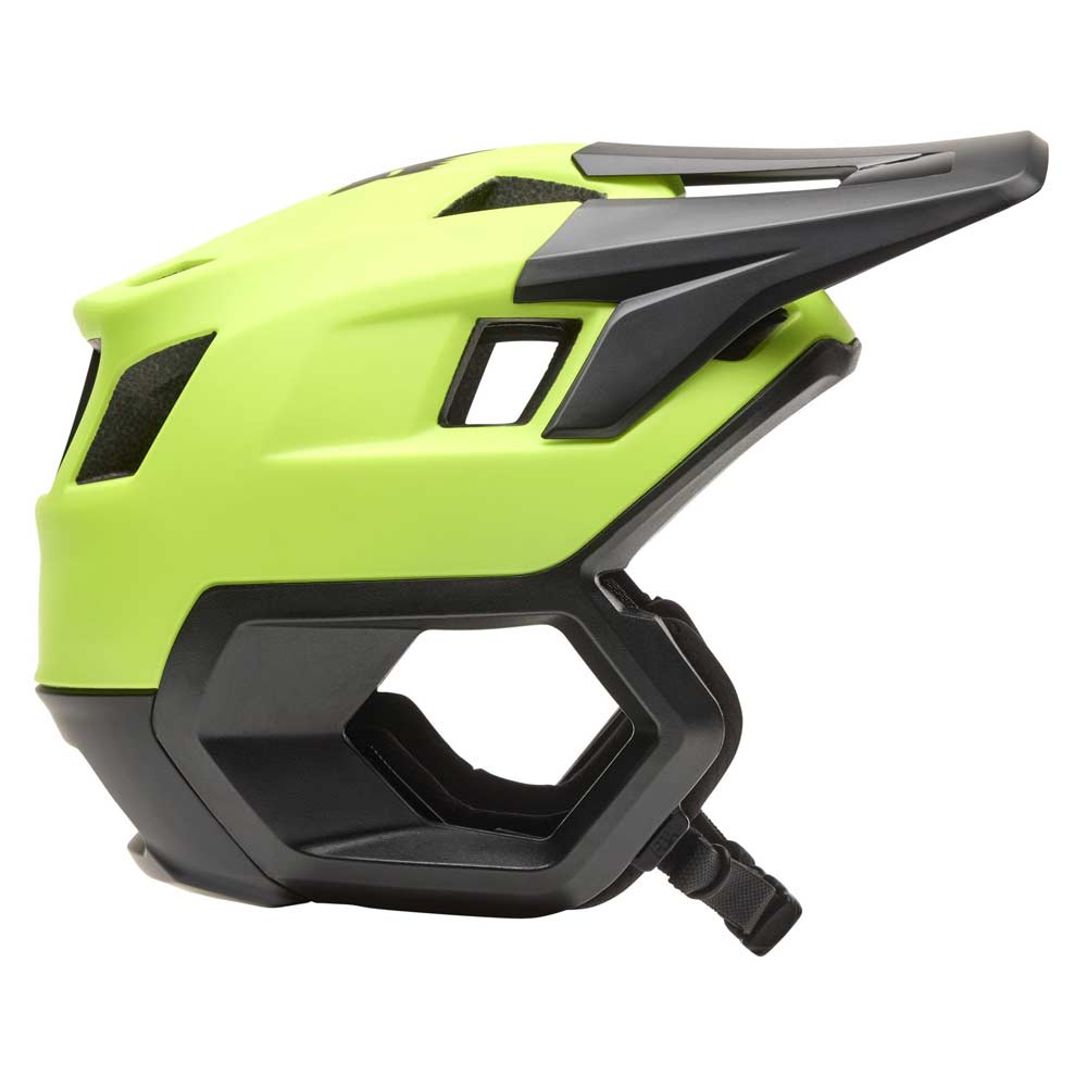 FOX DROPFRAME HELMET Halbschale MTB Helm Neon Gelb