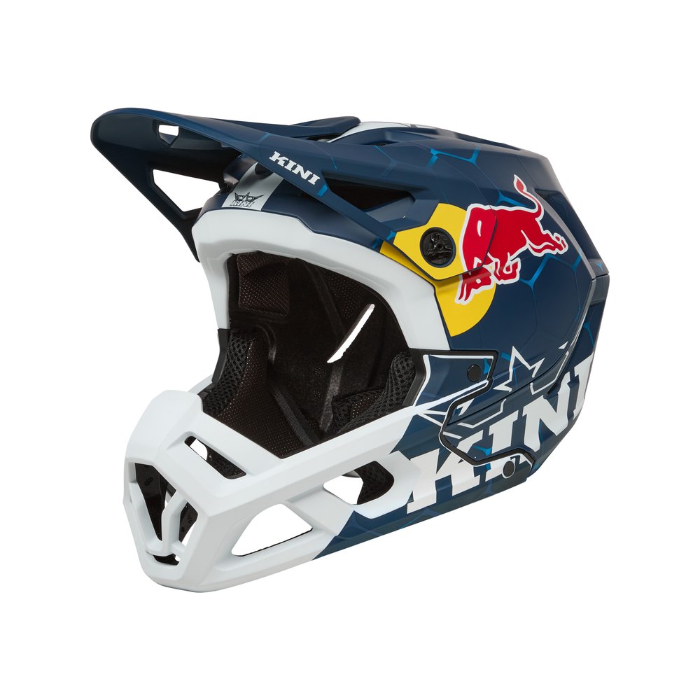 KINI RED BULL EC MTB Helm 1.0 blau/weiss KINI RED BULL EC MTB Helm 1.0 blau/weiss