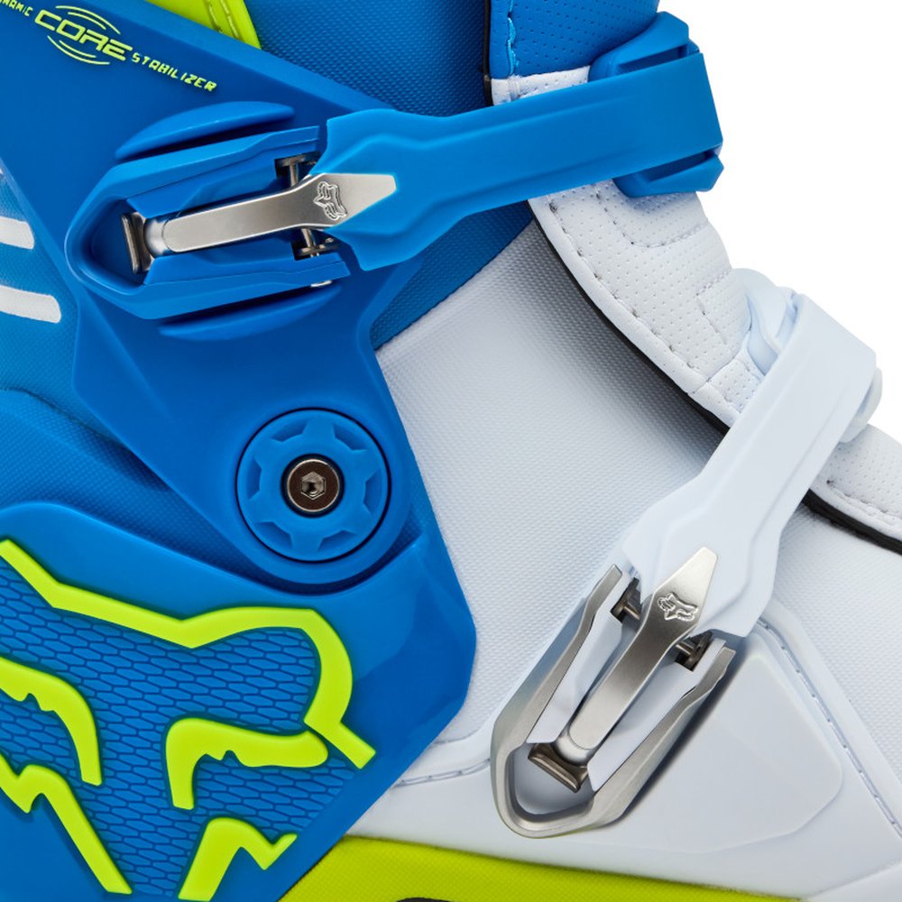 FOX MOTION BOOT Motocross Stiefel Blau/Gelb