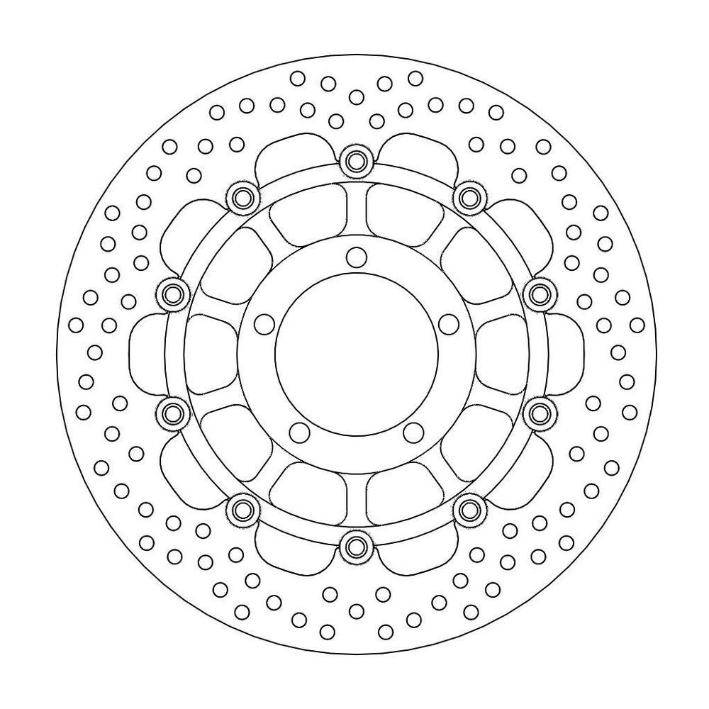 MOTO-MASTER Bremsscheibe Halo vorne