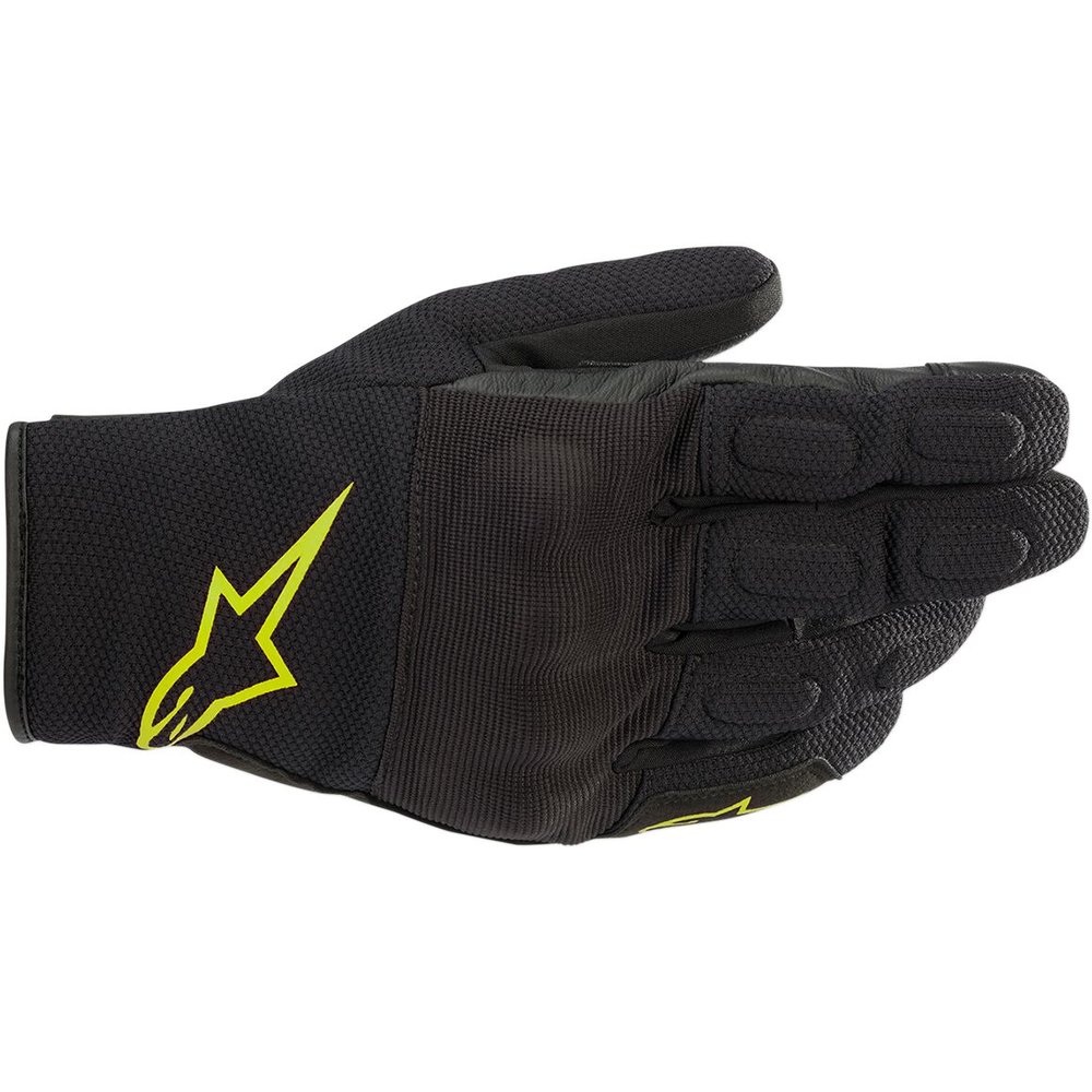 ALPINESTARS S-MAX Drystar® wasserdichte Motorrad Handschuhe schwarz gelb ALPINESTARS S-MAX Drystar® wasserdichte Motorrad Handschuhe schwarz gelb