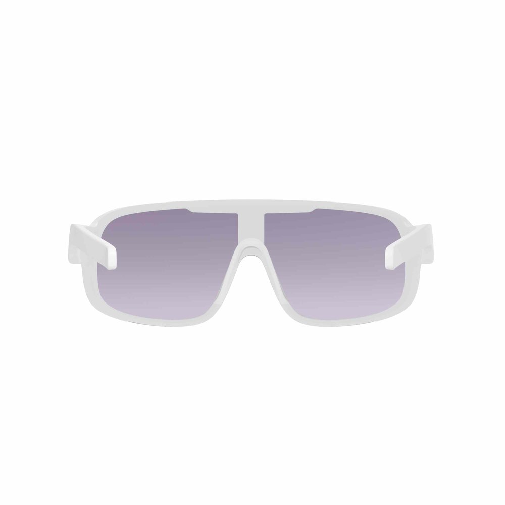 POC Aspire Mid Gravel Brille Hydrogen White/Clarity Road/Sunny Silver