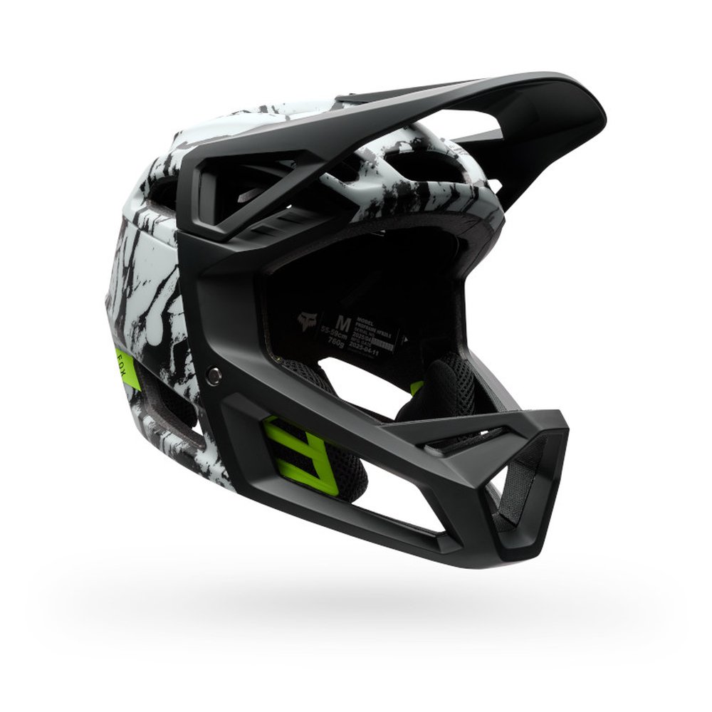 FOX YOUTH PROFRAME THRIVE CE Fullface MTB Helm für Kinder weiss