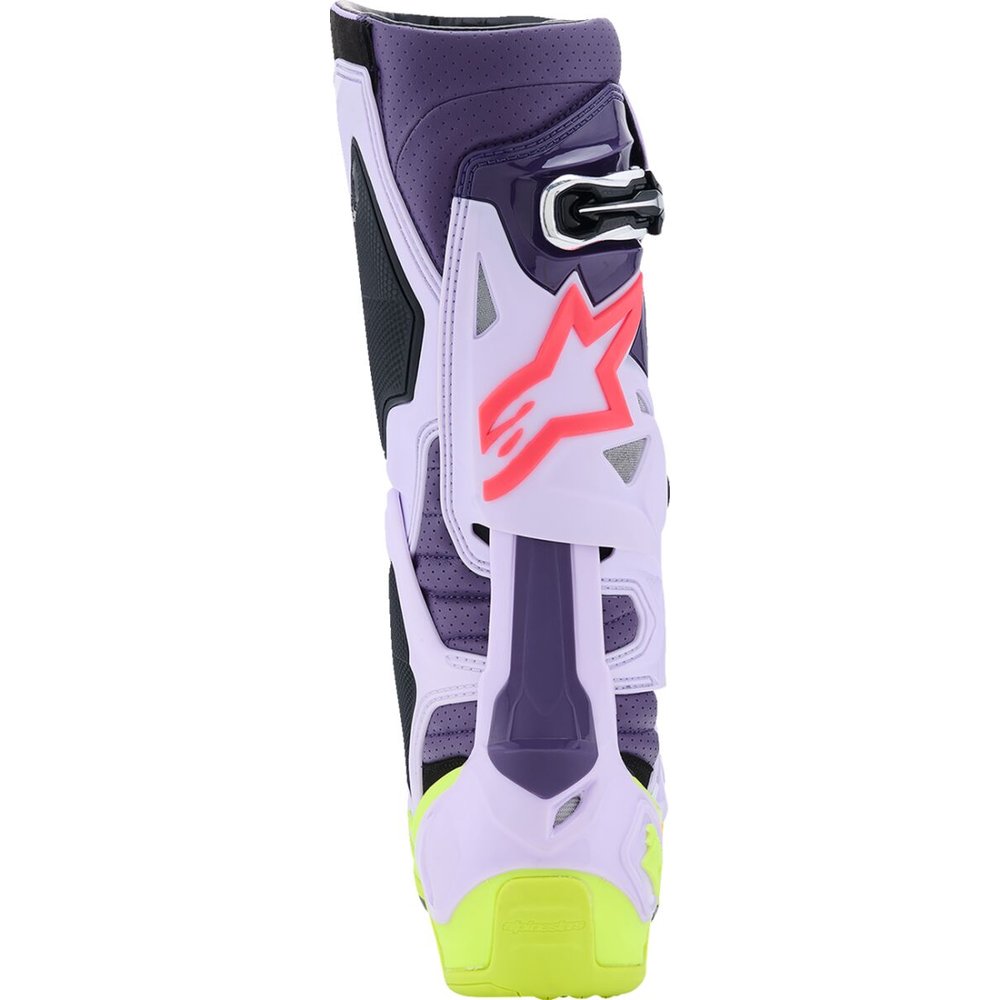 ALPINESTARS Tech 10 Supervented belüftete Motocross Stiefel lila/neon gelb/Diva Pink ALPINESTARS Tech 10 Supervented belüftete Motocross Stiefel lila/neon gelb/Diva Pink