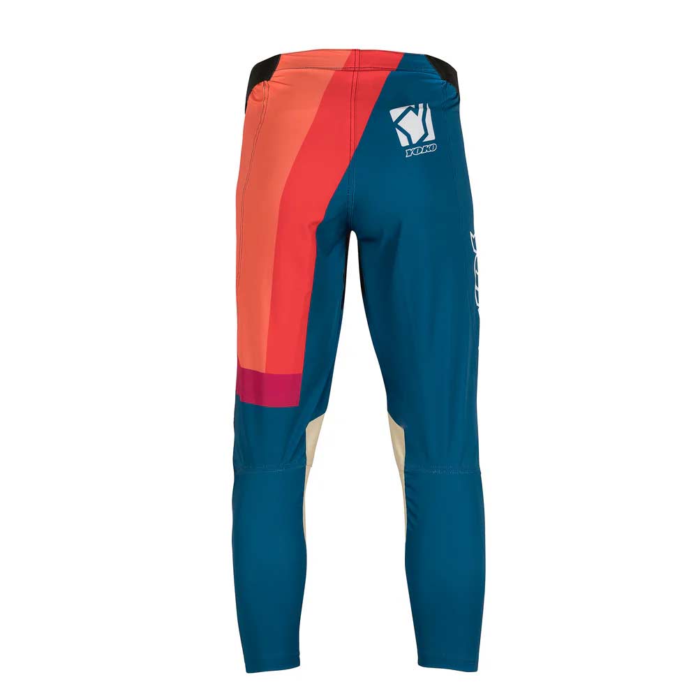 YOKO Scramble Kinder Motocross Hose orange blau