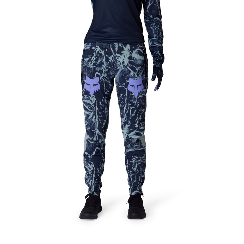FOX W RANGER PANT lange MTB Hose für Frauen IMAGE PRINT Dark Blau