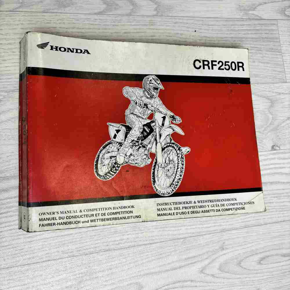 HONDA CRF 250 R 2009 3RKRN620 00X3R-KRN-6200 Motorrad-Handbuch gebraucht