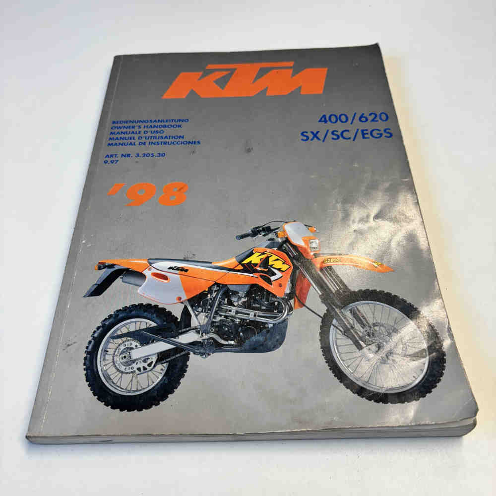 KTM 400/620 SX/SC/EGS 1998 320530 Motorrad-Handbuch gebraucht
