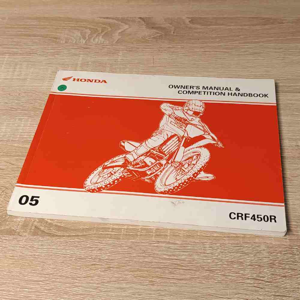 HONDA CRF450R 2005 31MEN611 00X31-MEN-6110 Motorrad-Hanbuch gebraucht
