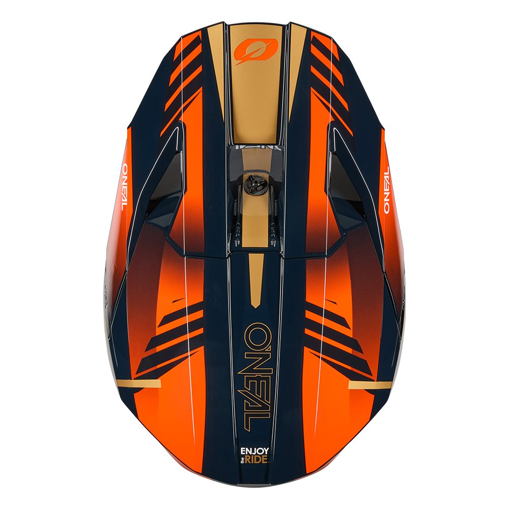 ONEAL 3SRS Motocross Helm Haze blau/orange/gold ONEAL 3SRS Motocross Helm Haze blau/orange/gold