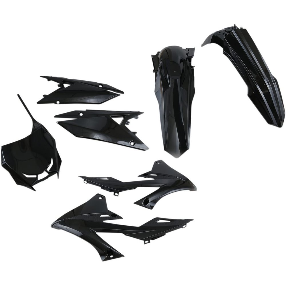 UFO Komplettes Karosserie-Kit Plastikteile Suzuki RMZ450 18- schwarz