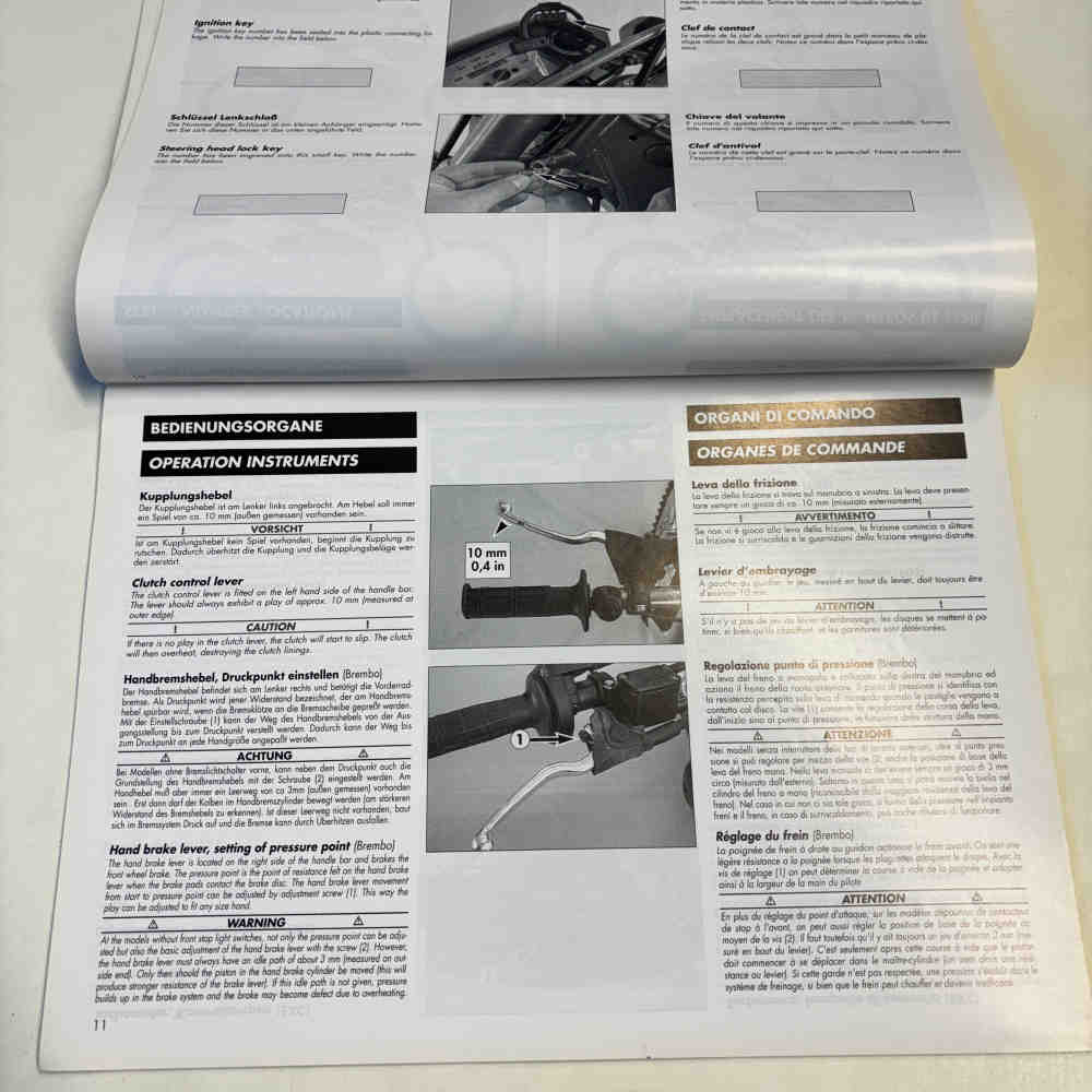 KTM 250/300 EXC/EGS 1995 320192 Motorrad-Handbuch gebraucht