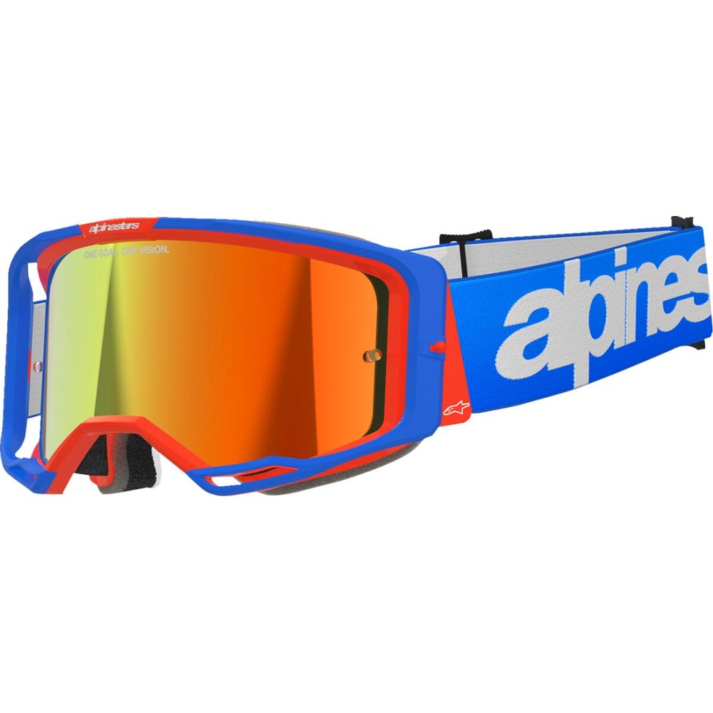 ALPINESTARS Vision 8 Worotmark Brille blau orange rot verspiegelt