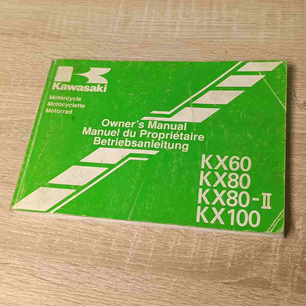 KAWASAKI KX60 (B10) KX80 (R4.S4) KX80 (T4.V4) KX100 (B4) 1992 99923-1371-01 Motorrad-Handbuch gebraucht